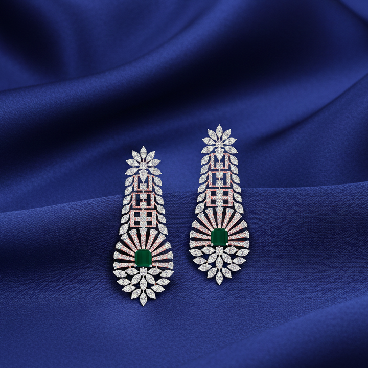 Premium Chic Diamond Drop Earrings