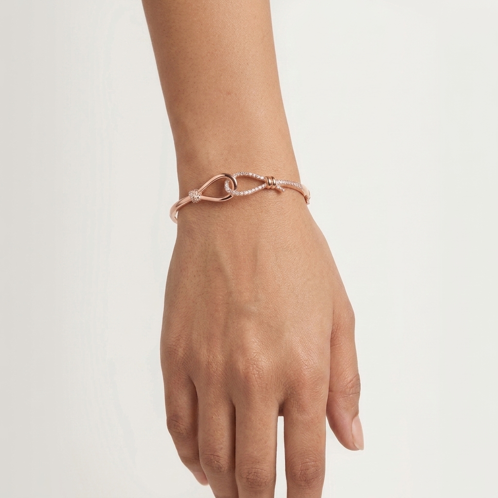 Elegant Tennis Diamond Bracelet - 6
