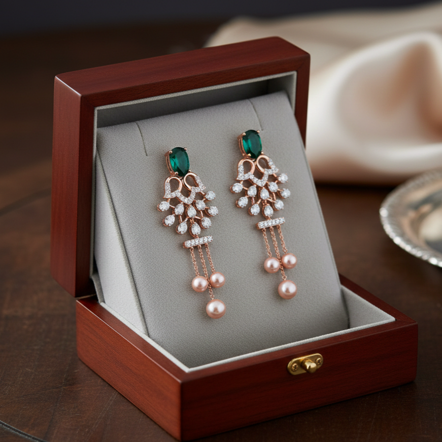 Ravelle Radiance Diamond Danglers