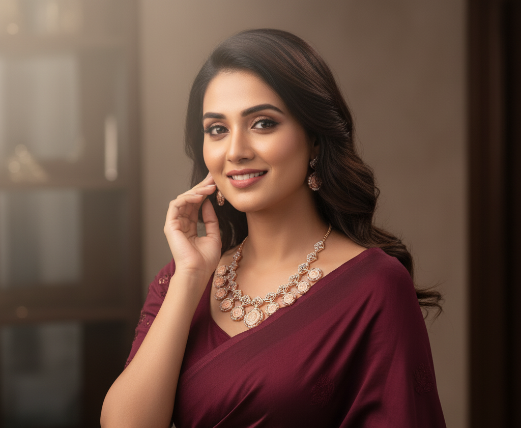 Bridal Bloom Diamond Necklace for Special Moments