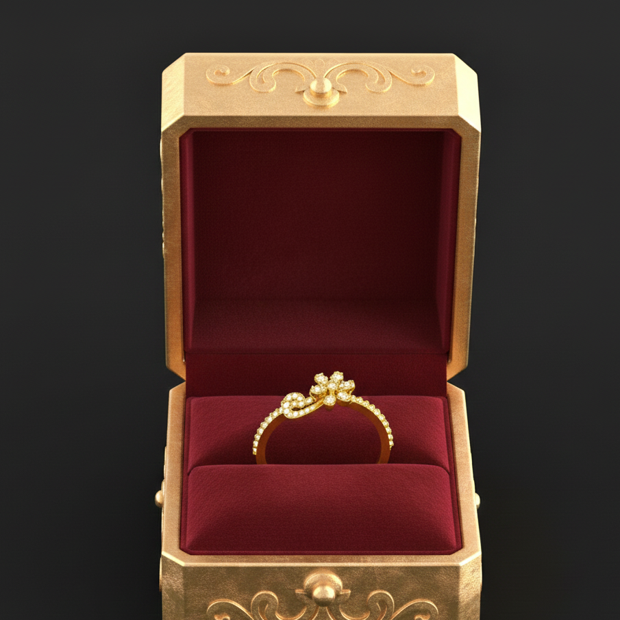 Empress Aura Diamond Ring