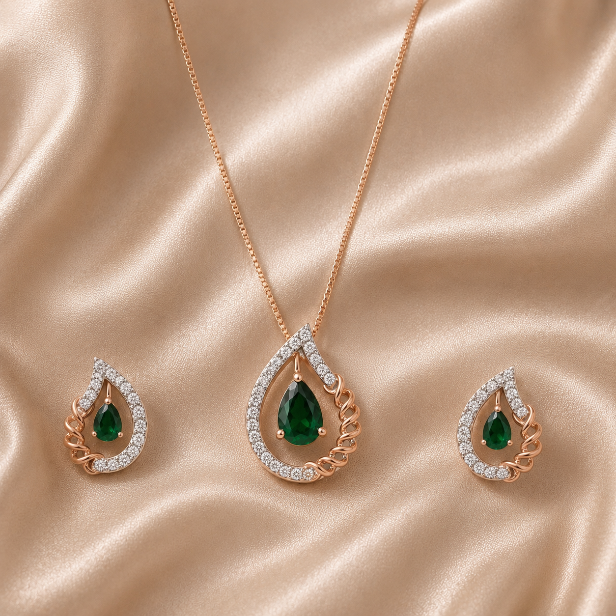 Premium Shine Pendant Set