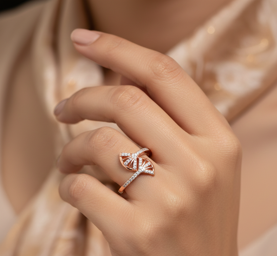 Diamond Luxe Muse Crest Ring - 3