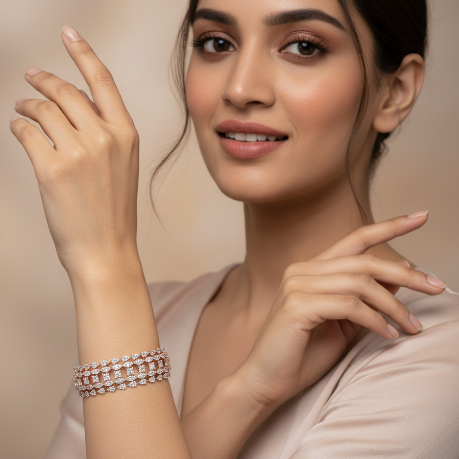 Luxury Sparkline Diamond Bracelet - 3