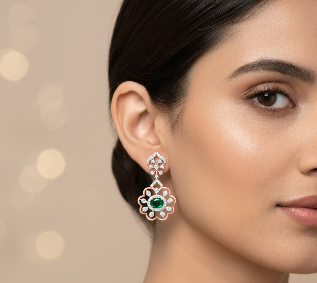 Diamond Muse Dangler Earrings - 3