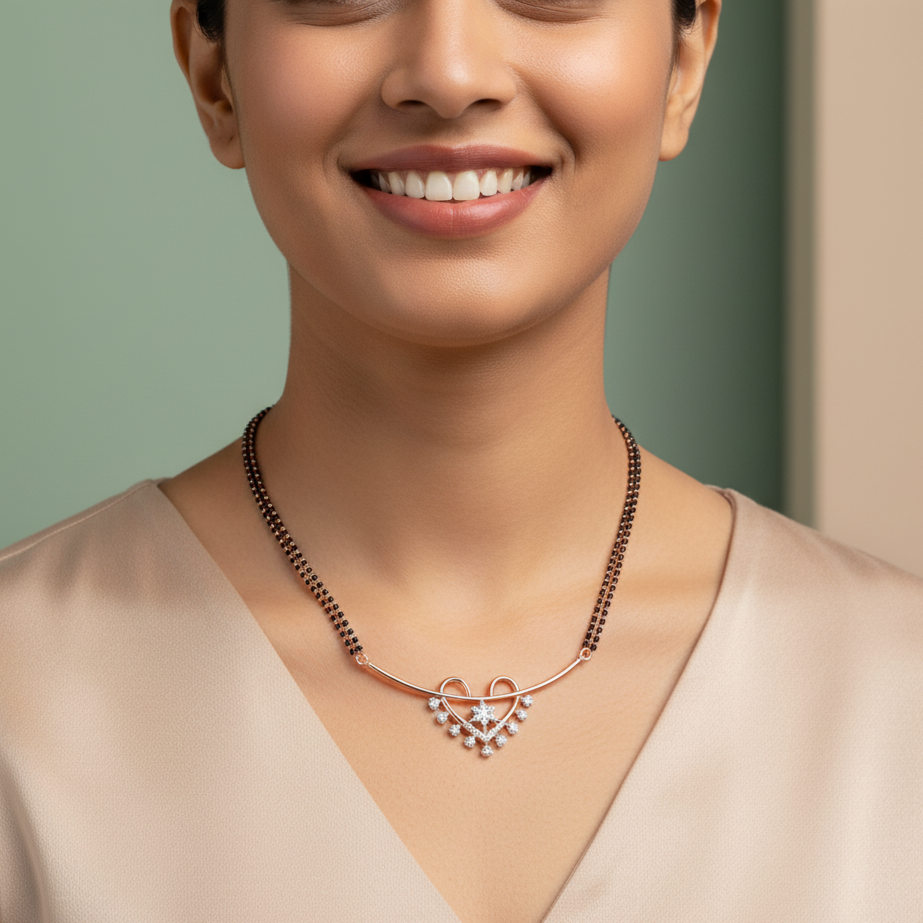 Exquisite Gold Diamond Tanmaniya for Brides