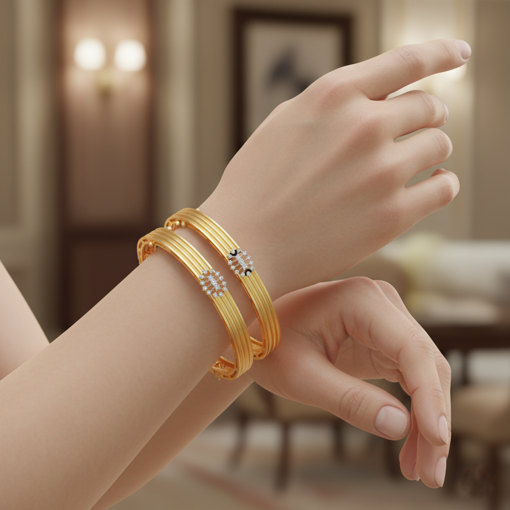 Elegant Nova Diamond Bangle