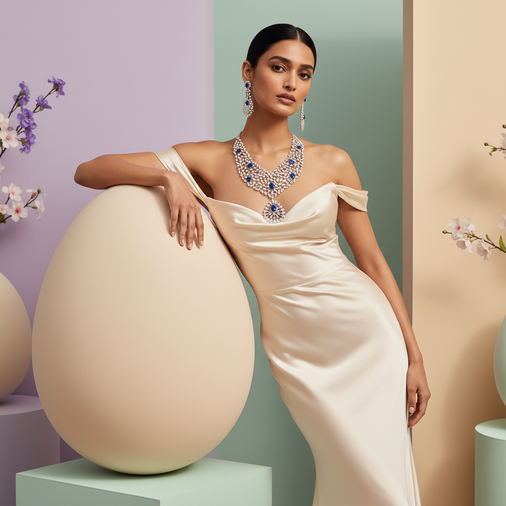 Signature Diamond Bridal Necklace Set - 3