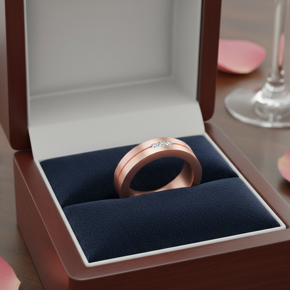 Noble Spark Diamond Gents Ring