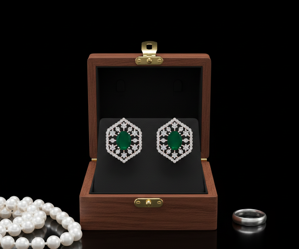 Grace Inspired Diamond Stud Earrings