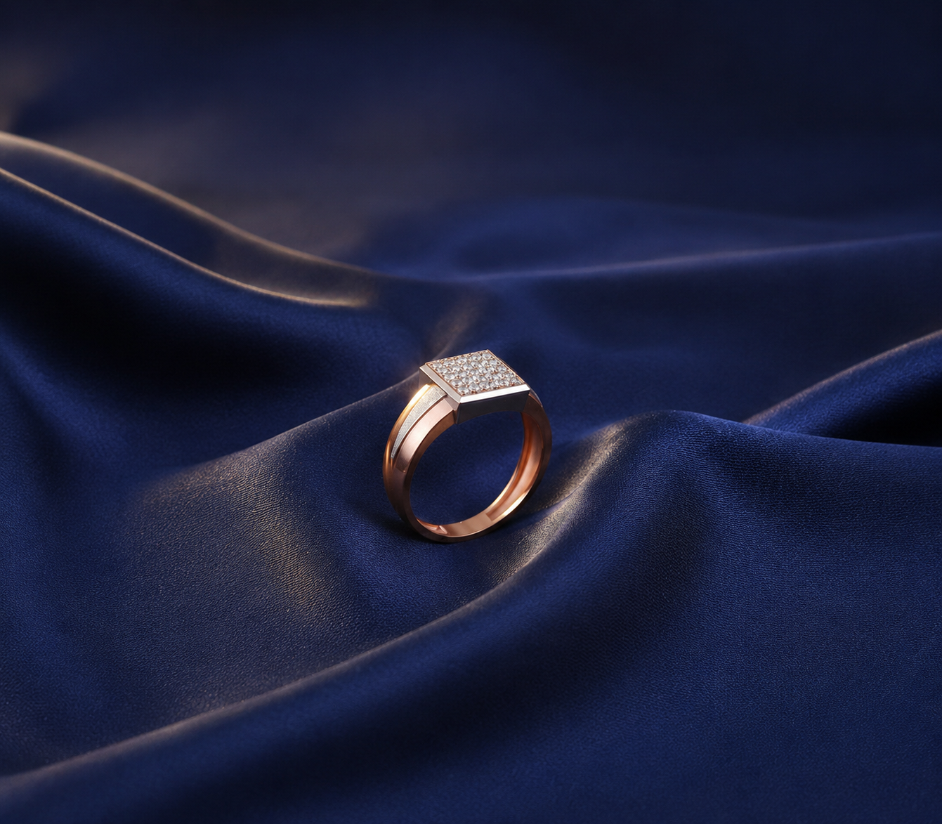 Imperial Crest Diamond Gents Ring