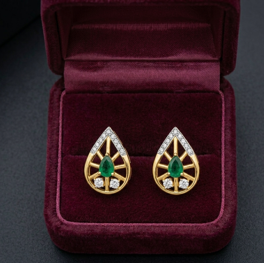 Diamond Prism Glow Earrings