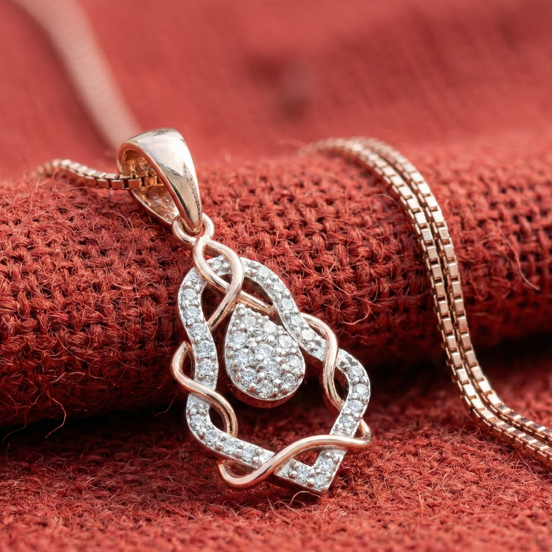 Timeless Drop Diamond Pendant
