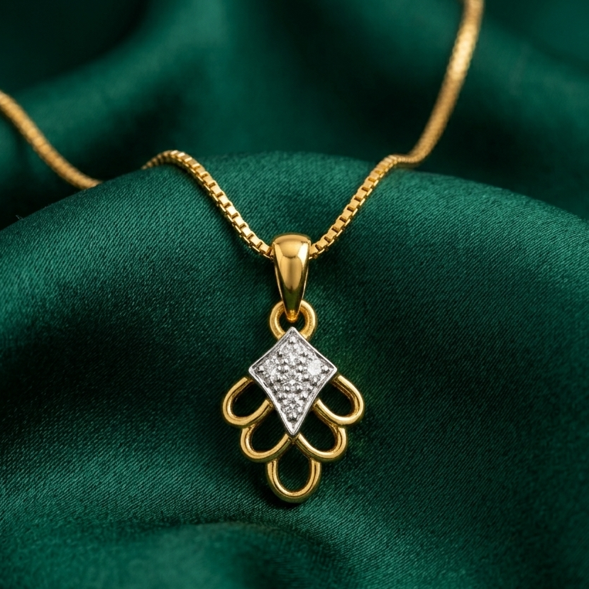 Asteria Diamond Pendant