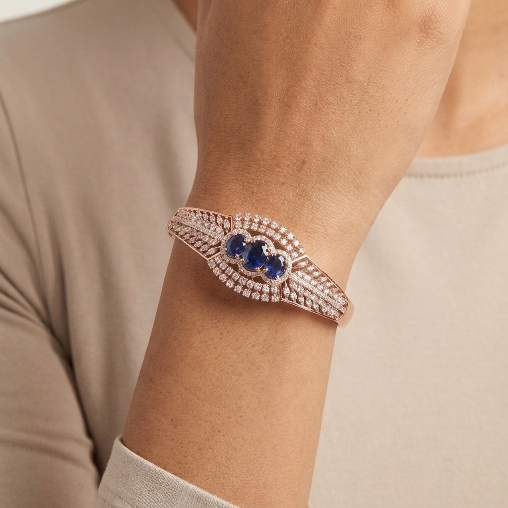 Golden Aura Diamond Bracelet - 3
