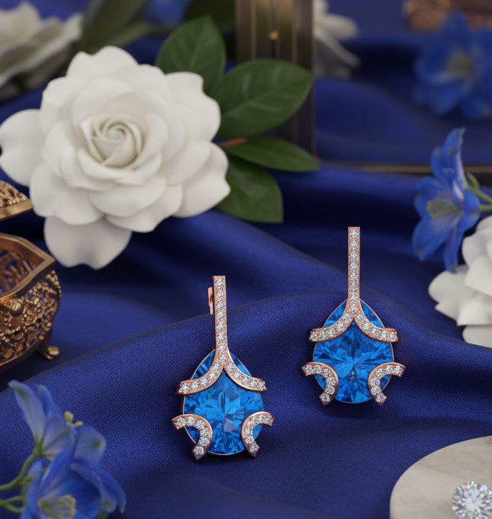 Empress Glow Diamond Earrings - 6
