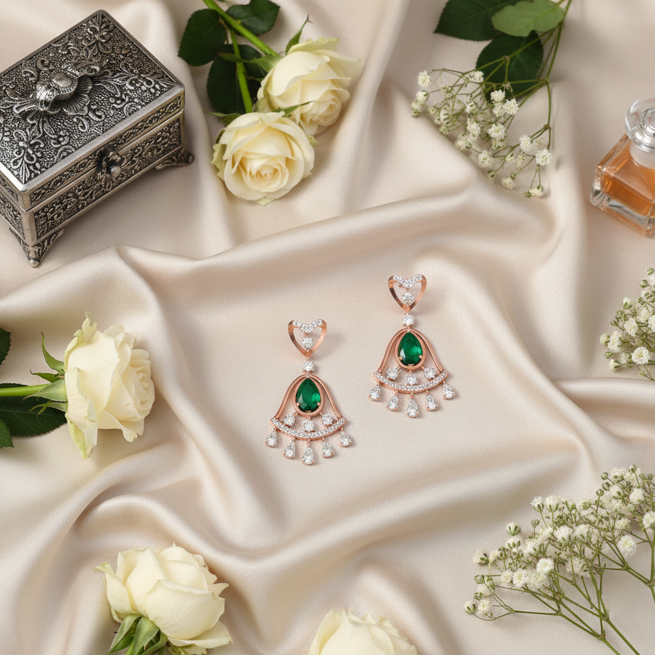 Starfall Luxe Diamond Danglers - 3