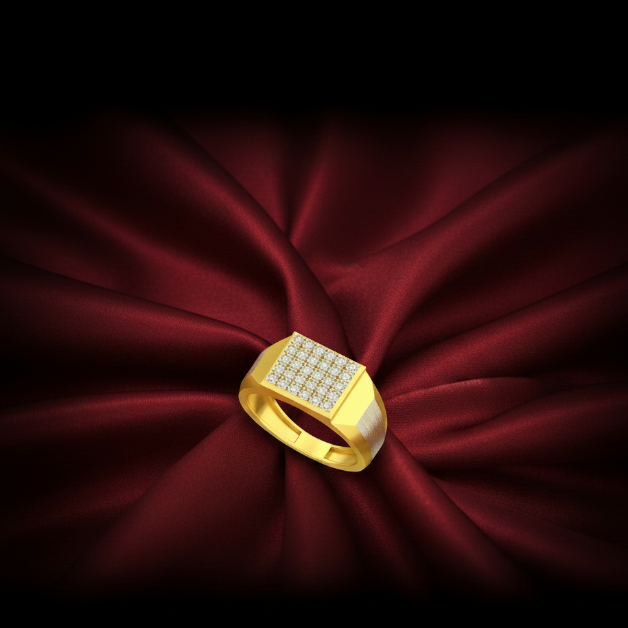Bold Prestige Diamond Gents Ring - 3