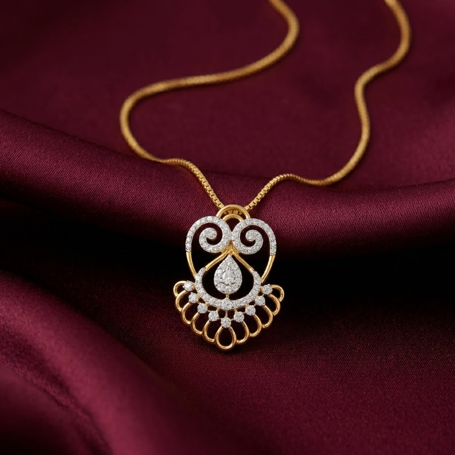Dawnmist Diamond Pendant