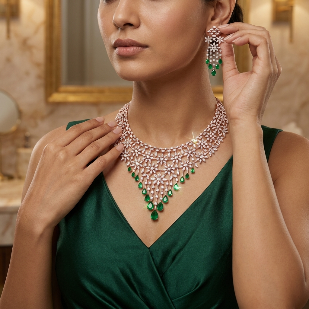 High-End Diamond Bridal Necklace Collection - 3