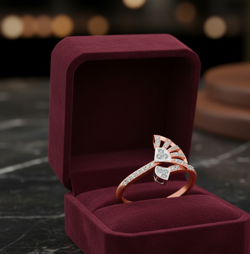 Luxe Queen Aura Diamond Ring