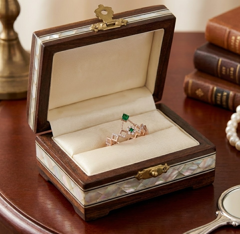 Celestial Ivy Aura Diamond Ring