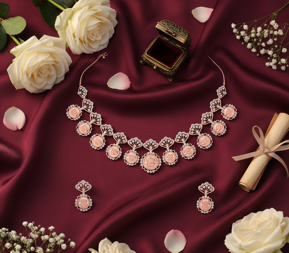 Bridal Bloom Diamond Necklace for Special Moments - 3