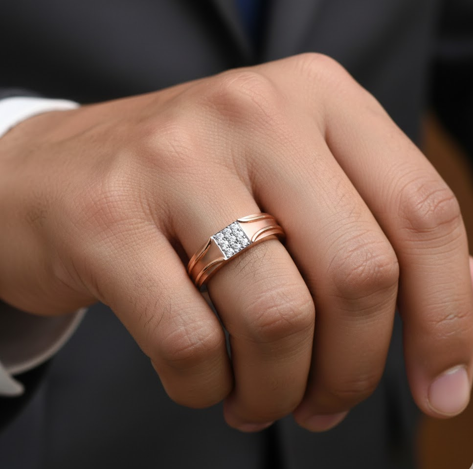 Royal Prestige Diamond Gents Ring