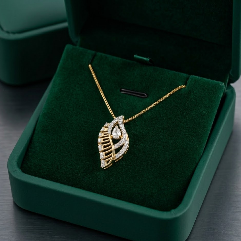Zephyrella Diamond Pendant - 3