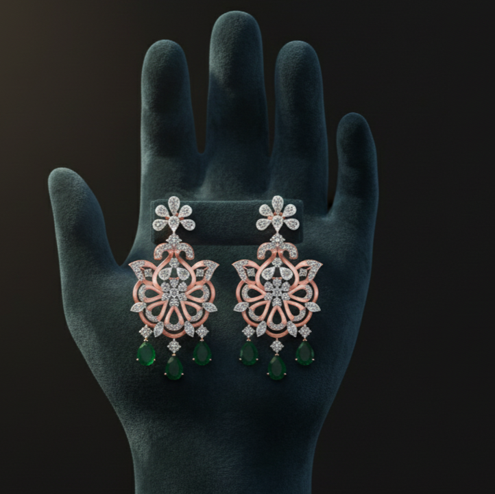 Brilliant Diamond Dangle Earrings