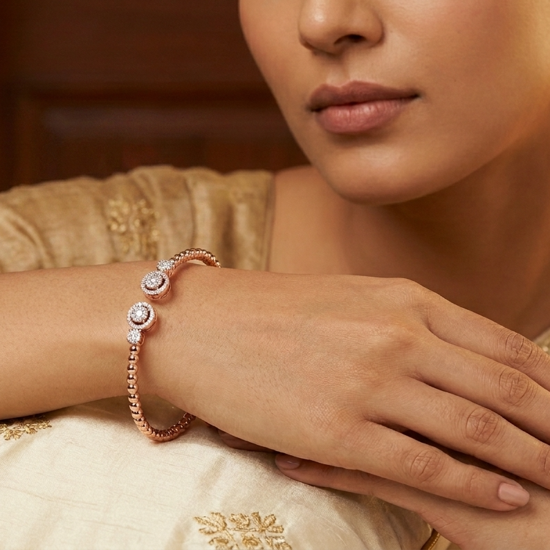 Diamond Classic Box Chain Bracelet