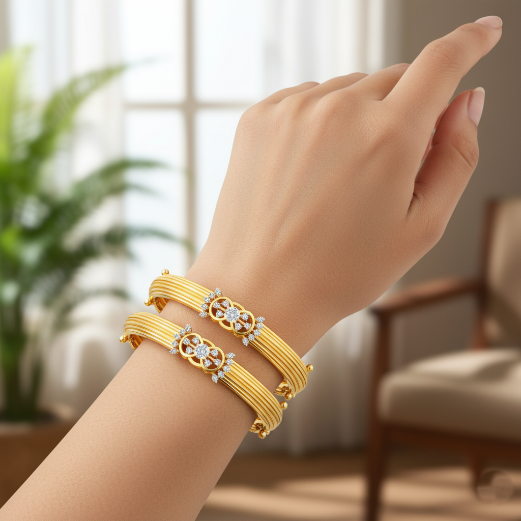 Zenith Glow Diamond Bangle