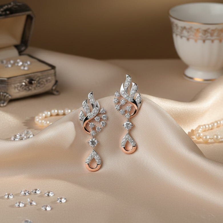 Evaria Glow Diamond Danglers