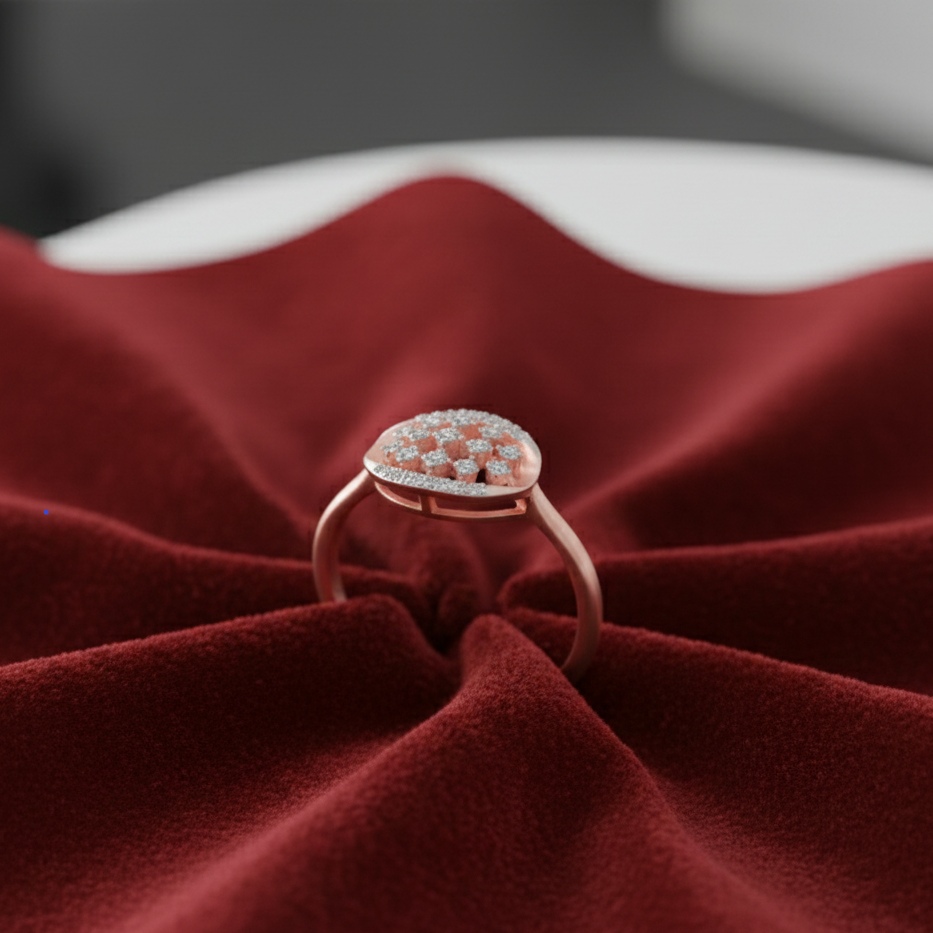 Diamond Royal Bloom Ring - 3