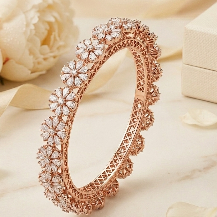 Luxury Designer Diamond Bangles