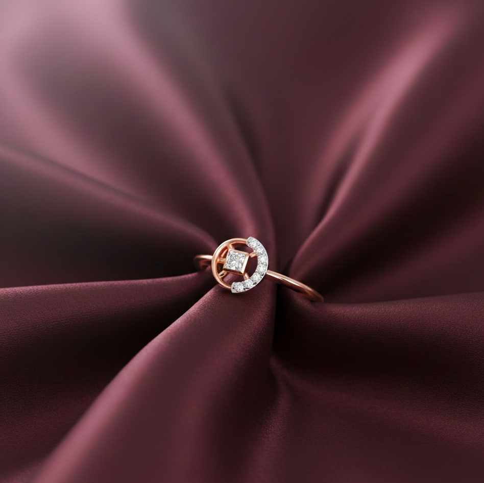 Luxe Grace Ivy Crest Diamond Ring - 3