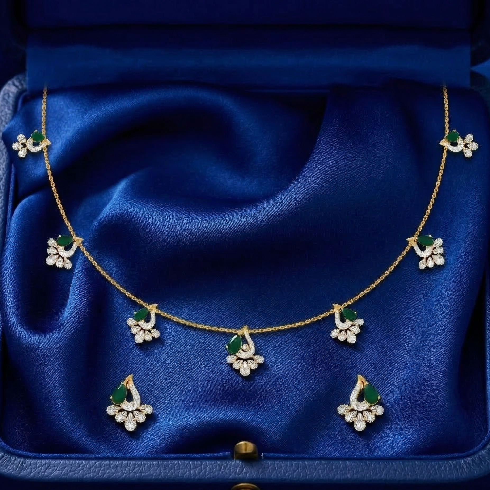 Luxury Diamond Elegance Necklace Set