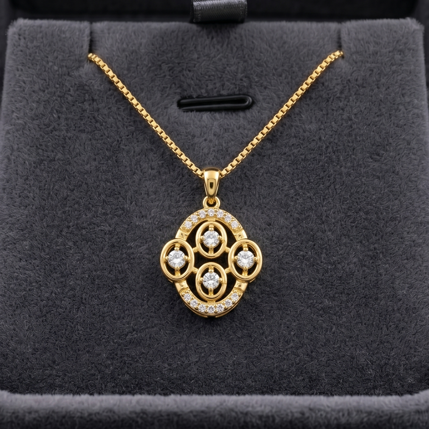Orlina Diamond Pendant - 3
