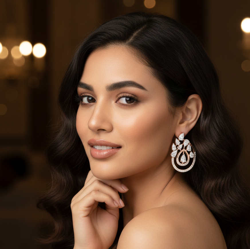 Duchess Diamond Earrings - 4