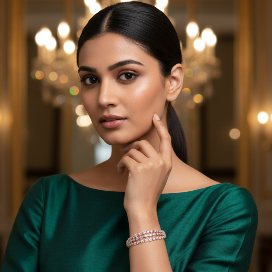 Statement Diamond Bracelet - 3
