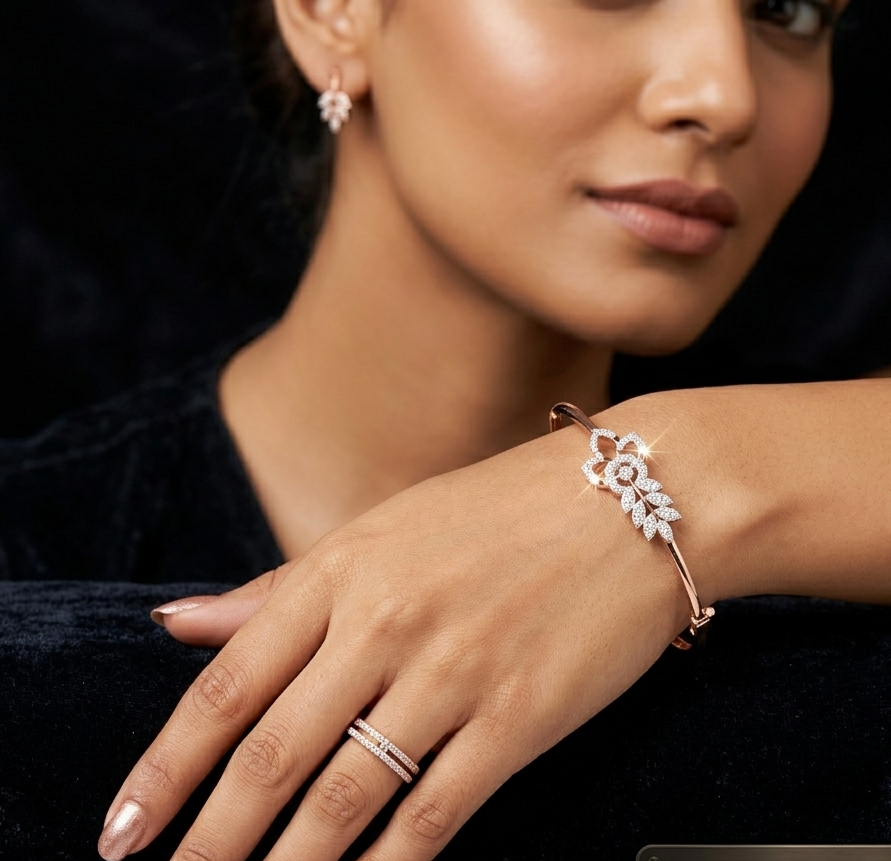 Diamond Oval Bracelet - 3