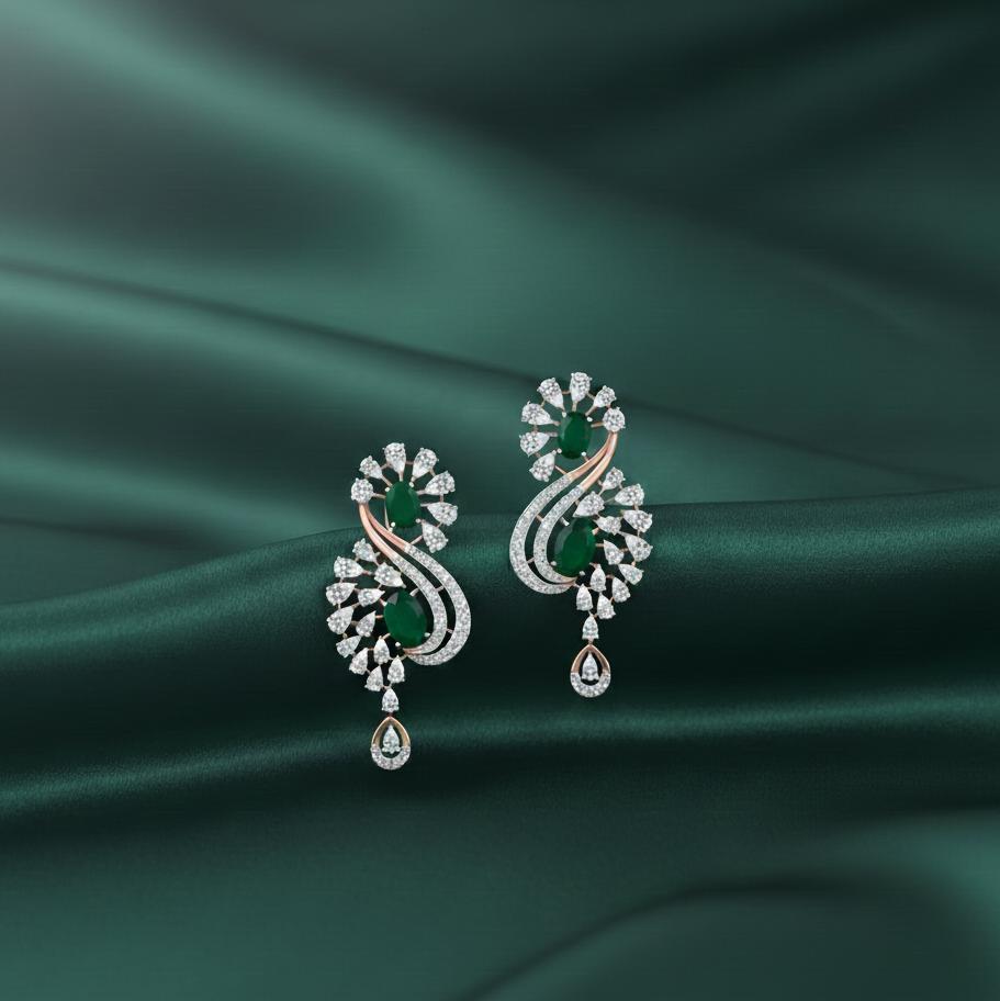 Iconic Diamond Dangle Earrings
