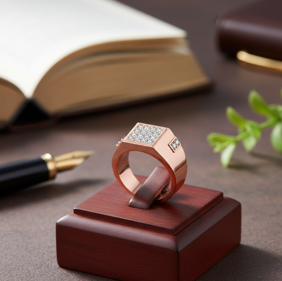 Elite Authority Diamond Gents Ring - 3