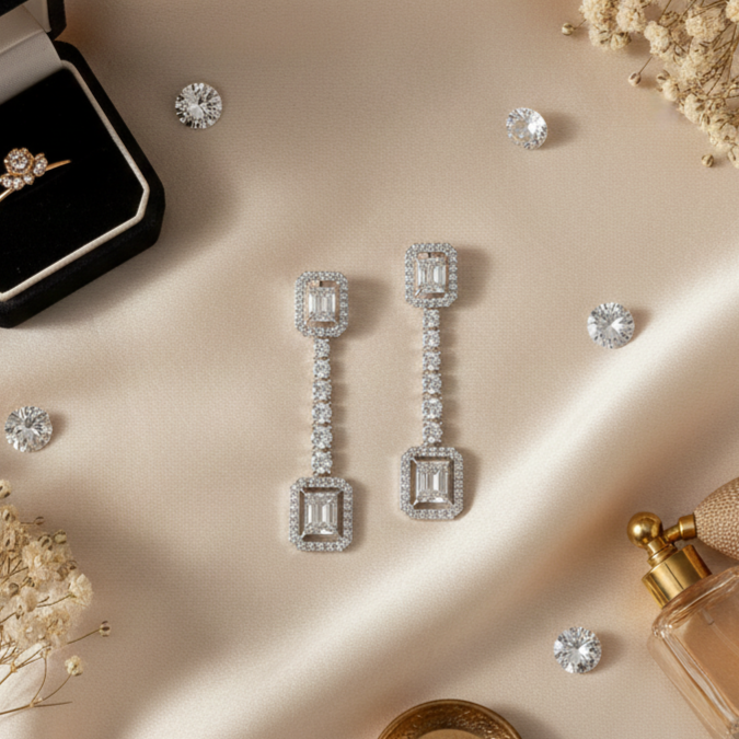 Zephine Luxe Diamond Drops