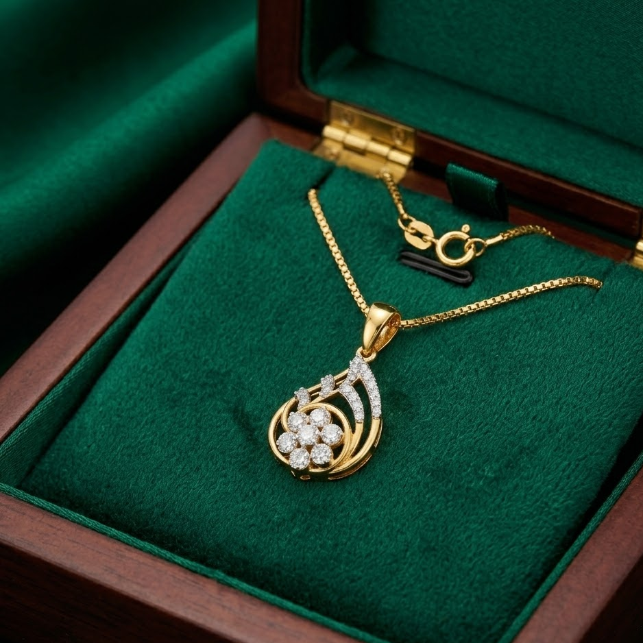 Fioralux Diamond Pendant - 3