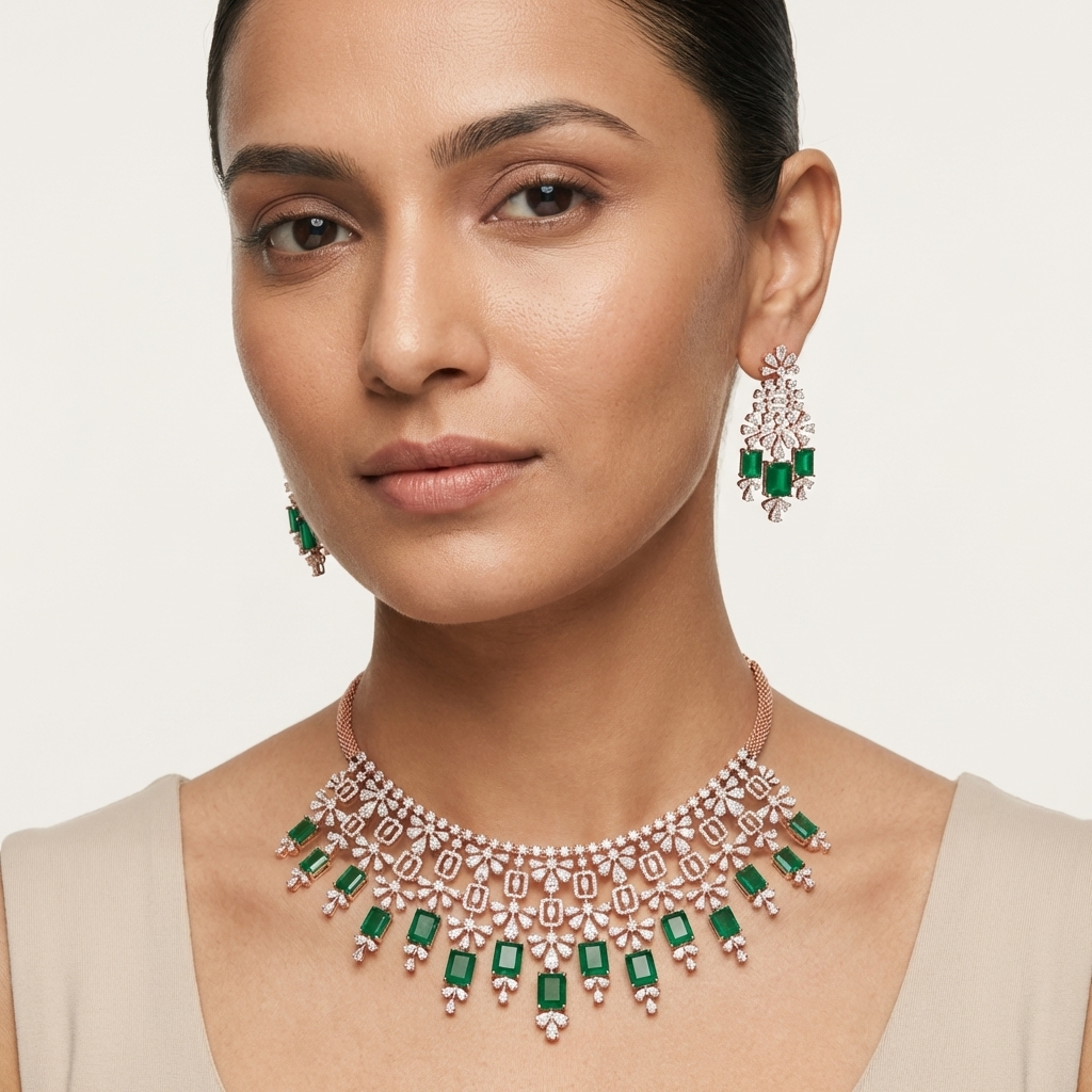 Elegant Finish Bridal Diamond Jewellery