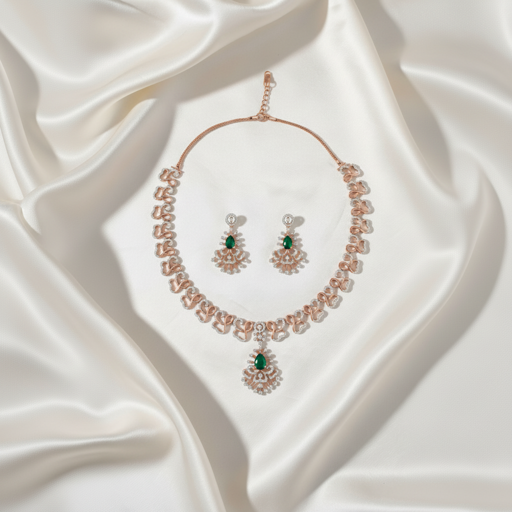 Starlight Diamond Elegance Necklace Set