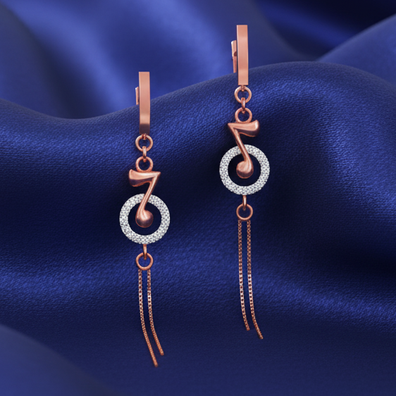 wilight Glow Diamond Dangler Earrings