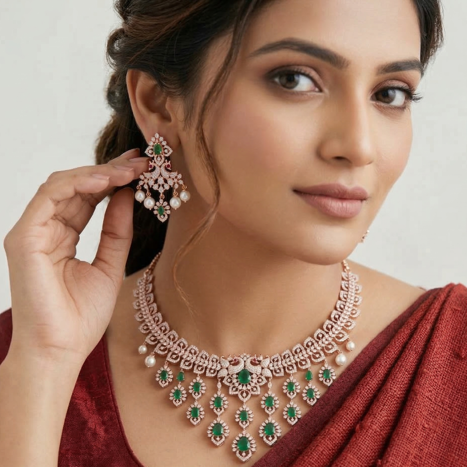 Signature Diamond Shine Necklace Set - 3