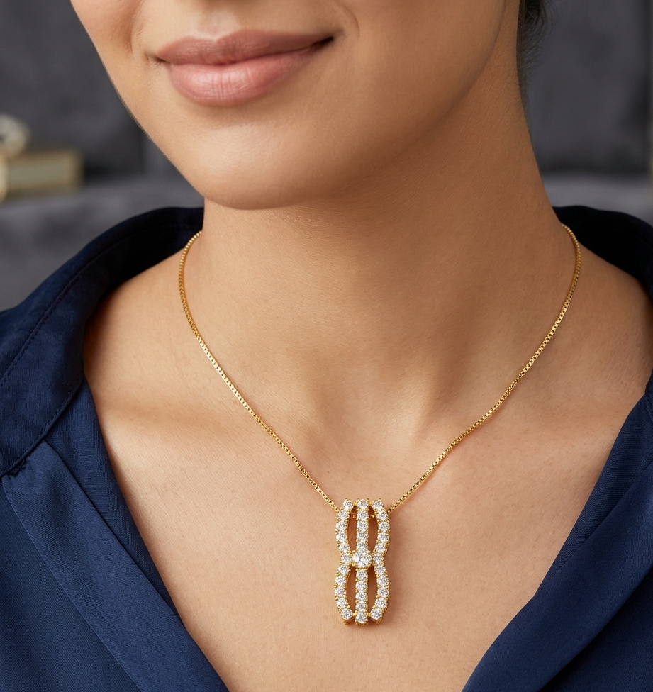 Starlily Diamond Pendant